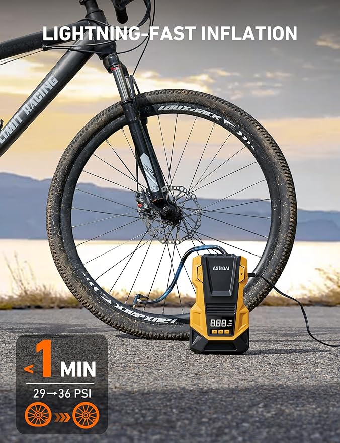 AstroAI AC/DC Tire Inflator Portable Air Compressor