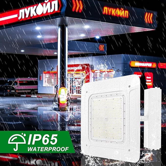OSTEK LED Gas Station Canopy Light, 180W Carport Ceiling Light 5700K, Outdoor - Image 5