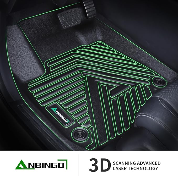 ANBINGO® 2025 Honda Ridgeline Floor Mats, Fit - Image 3