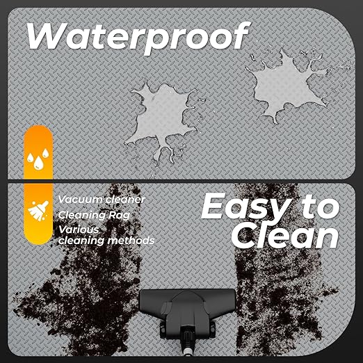7.8 x 18 FT Garage Floor Mats for Under Car, 2.8mm Thickened Rubber Garage - Image 5
