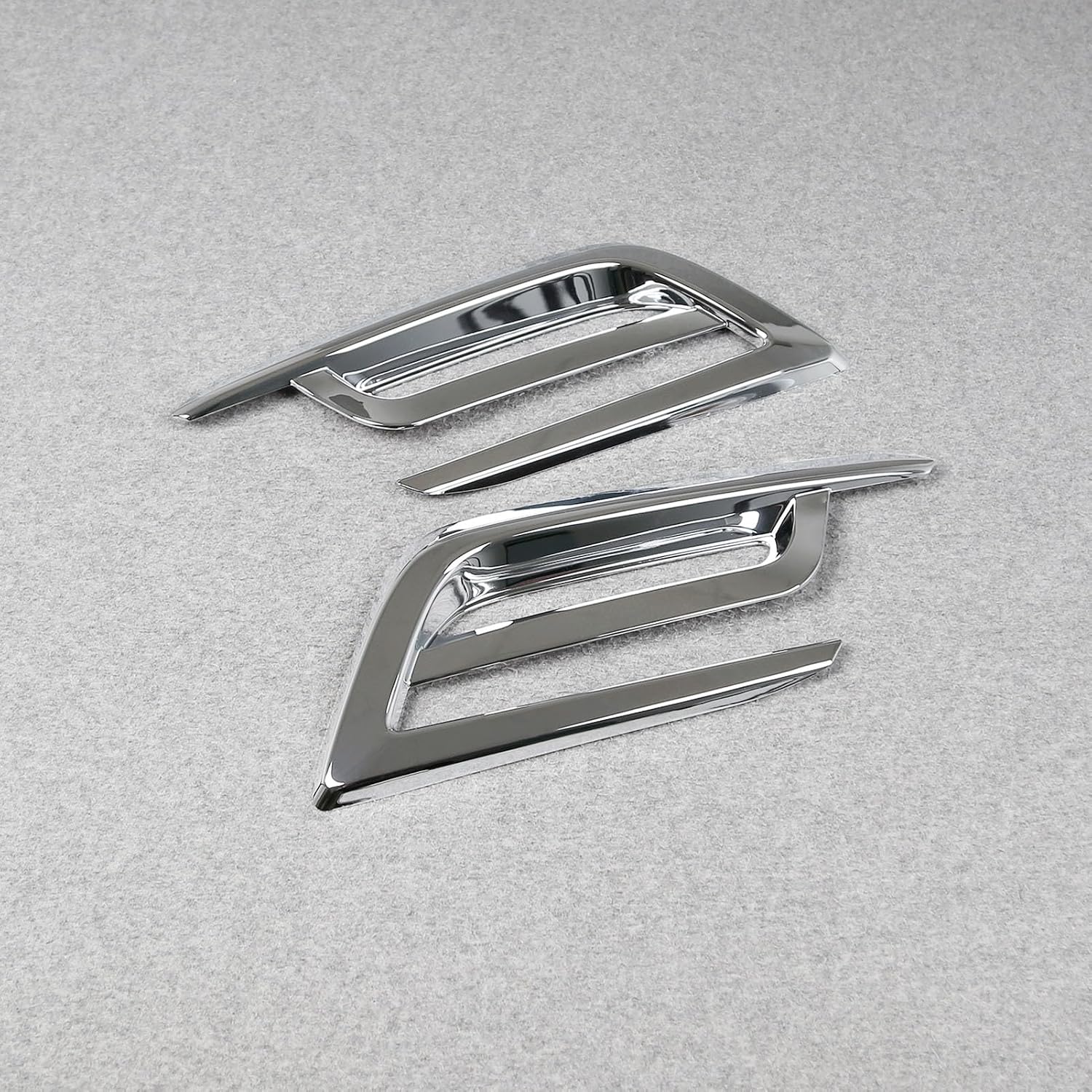 Beautost Fit For Toyota New Grand Highlander 2024 2025 2026 Rear Fog Light Cover Trims (Chrome)