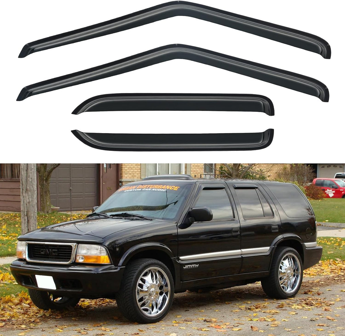 Window Visors Rain Guards Shield