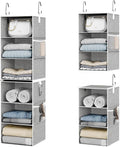 storageworks hanging closet organizer, 6-shelf with 2-in-1 design, main product view