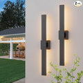 2-Packs Modern Outdoor Wall Lights 31.5" Long LED Outdoor Sconce Lights by Zicbol