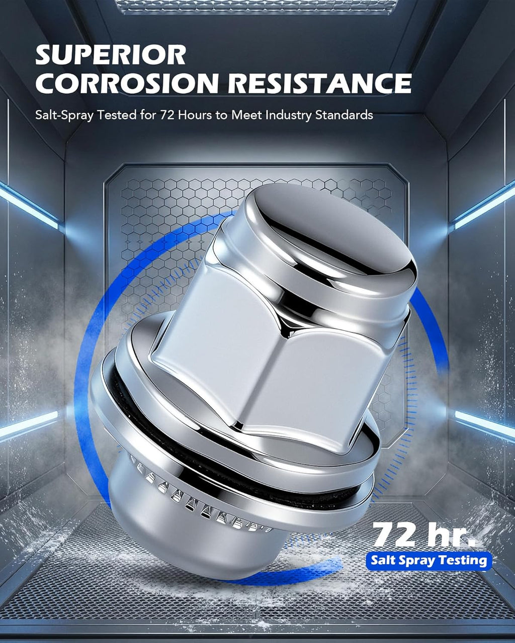 Orion Motor Tech M12x1.5 Lug Nuts, 12x1.5mm Mag Wheel Lug Nuts Compatible with Toyota Avalon Camry Corolla Highlander RAV4 Sienna Matrix Prius Venza Crown OEM Factory Wheels, Set of 20