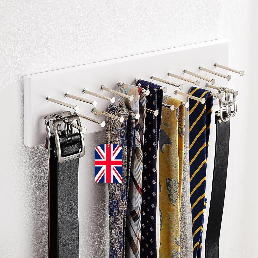 treehouse london tie rack organizer – holds 40, main product view