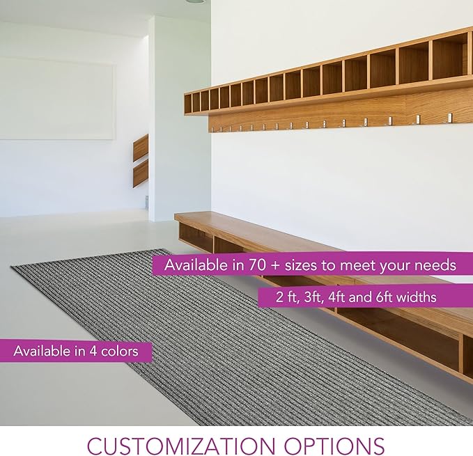 iCustomRug Spartan Weather Warrior Indoor/Outdoor Utility Ribbed Carpet Runner - Image 7