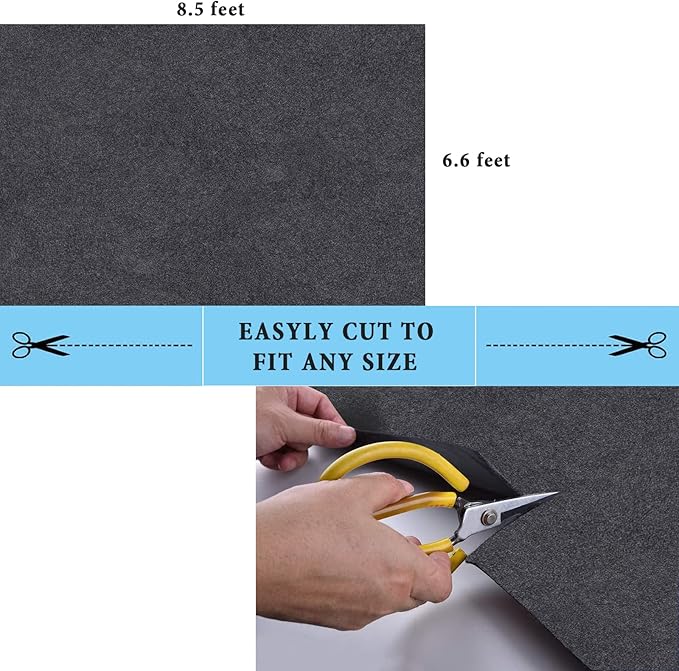 Garage Floor Matting 6.6x8.5 Feet Oil Absorbent Large Rubber Mat Waterproof - Image 4