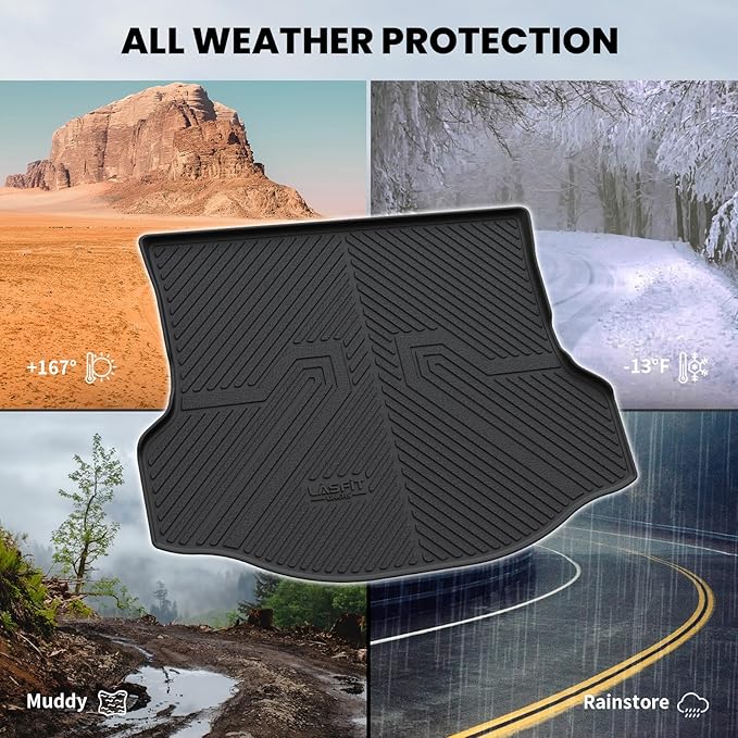 LASFIT Cargo Mat Fit for Toyota RAV4 2013-2018 TPE All Weather RAV4 Hybrid and - Image 5