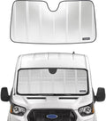 Pigenius Windshield Sun Shade for Ford Transit 2015-2026. Reflective Aluminum Film Front Window Sunshade - BLAZBLOCK