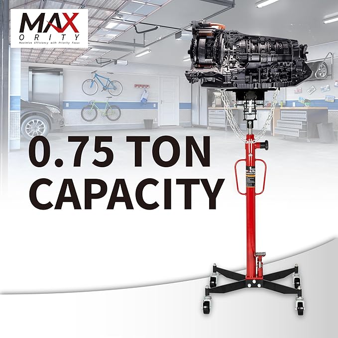 0.75 Ton Hydraulic Telescoping Transmission Jack - Image 2