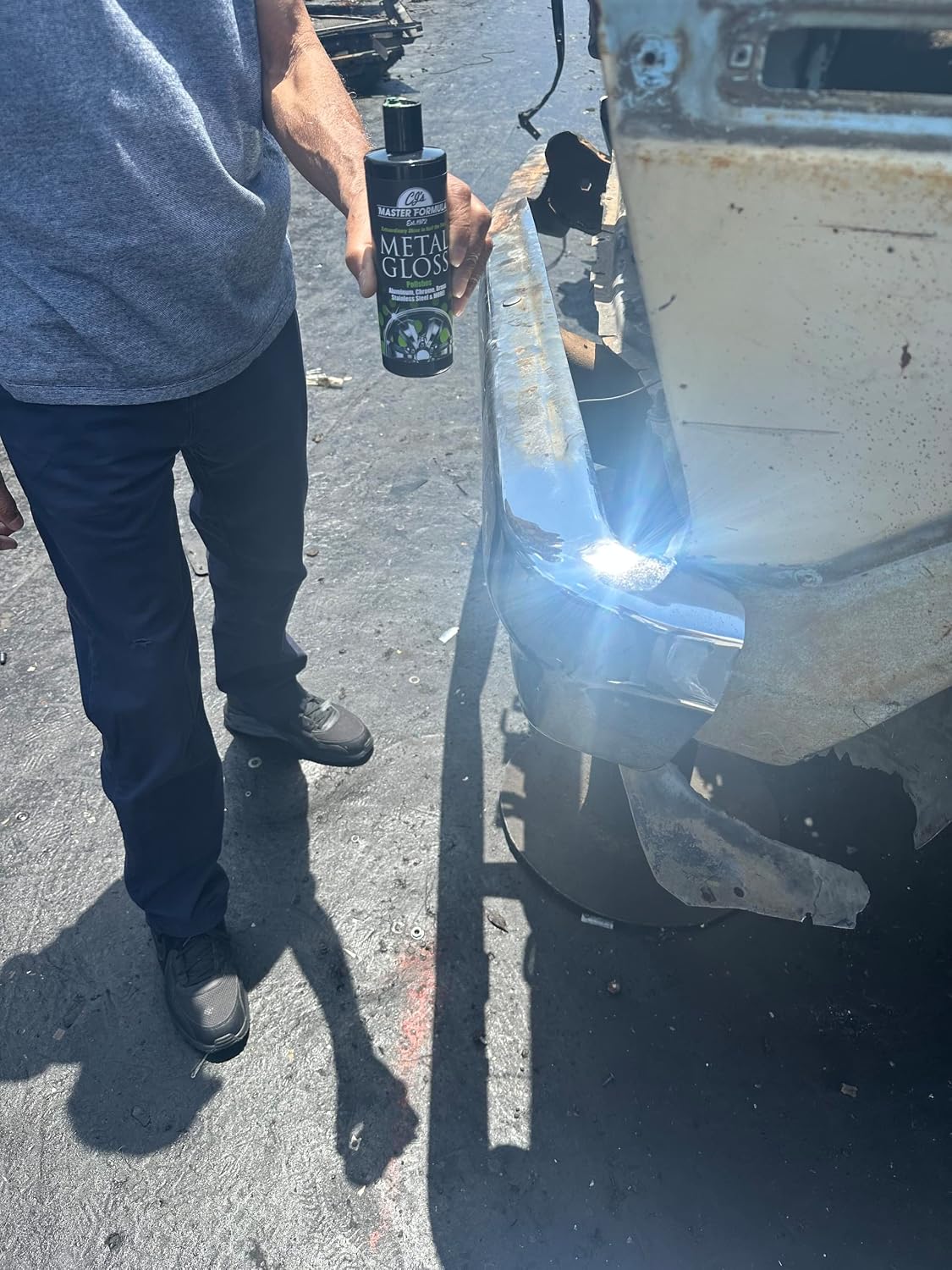 CJ's Master Formula Metal Gloss Detail Polish Extraordinary Shine for All Metals! Aluminum, Chrome, Brass, Stainless Steel, Silver, Gold, Pewter, and More!