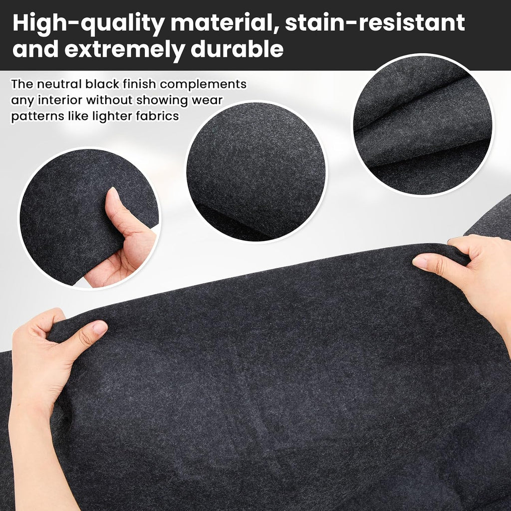 Nuanchu 78.7 x 47.2 Inch Gray Underfelt Carpet for Speaker Sub Box, RV, Boat, Marine, Auto, Truck, Car Trunk, Door Liner, Desk