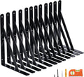 neodrop 12-pack 12 inch heavy duty shelf brackets, main product view