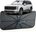 Car Windshield Sun Shade for Hyundai Palisade 2019-2026 –[Reflective Coated Fabric] Sunshade Umbrella for Front Window, Car Shades Sun Visor Keep Car Cool and Protects Interior, 1:1 Exact Fit