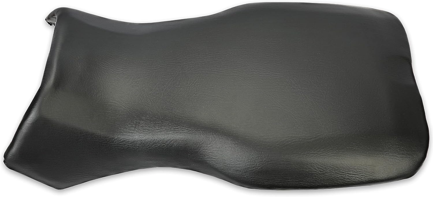 ALMULOO Seat Compatible With 2005-2014 Polaris Sportsman 400/450/500/600/700/800 Hawkeye 400 Black Leather Seat Cover Replace For 2683433-070, 2684882-070