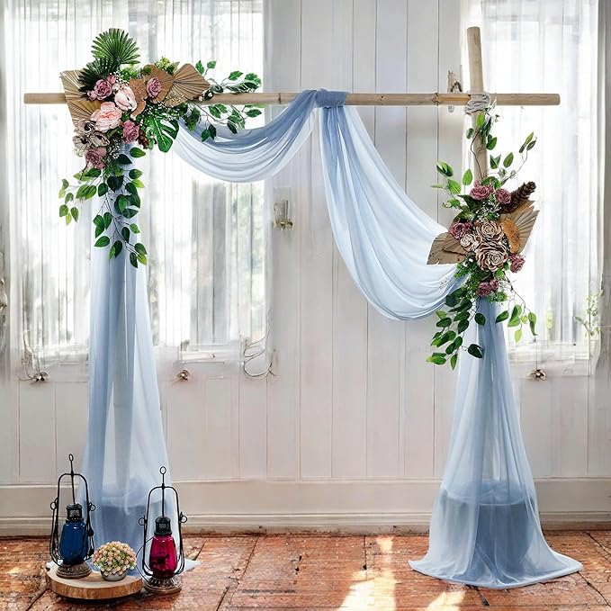 MDS Halloween Chiffon Draping Fabric - 2 Panel, 30" Wide x 100ft Long - ...