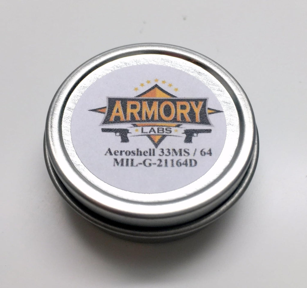 Aeroshell 33 MS Grease Kit - 1/4oz for Gun Owners and Builders, Best AR15 Grease, MIL-G-21164D