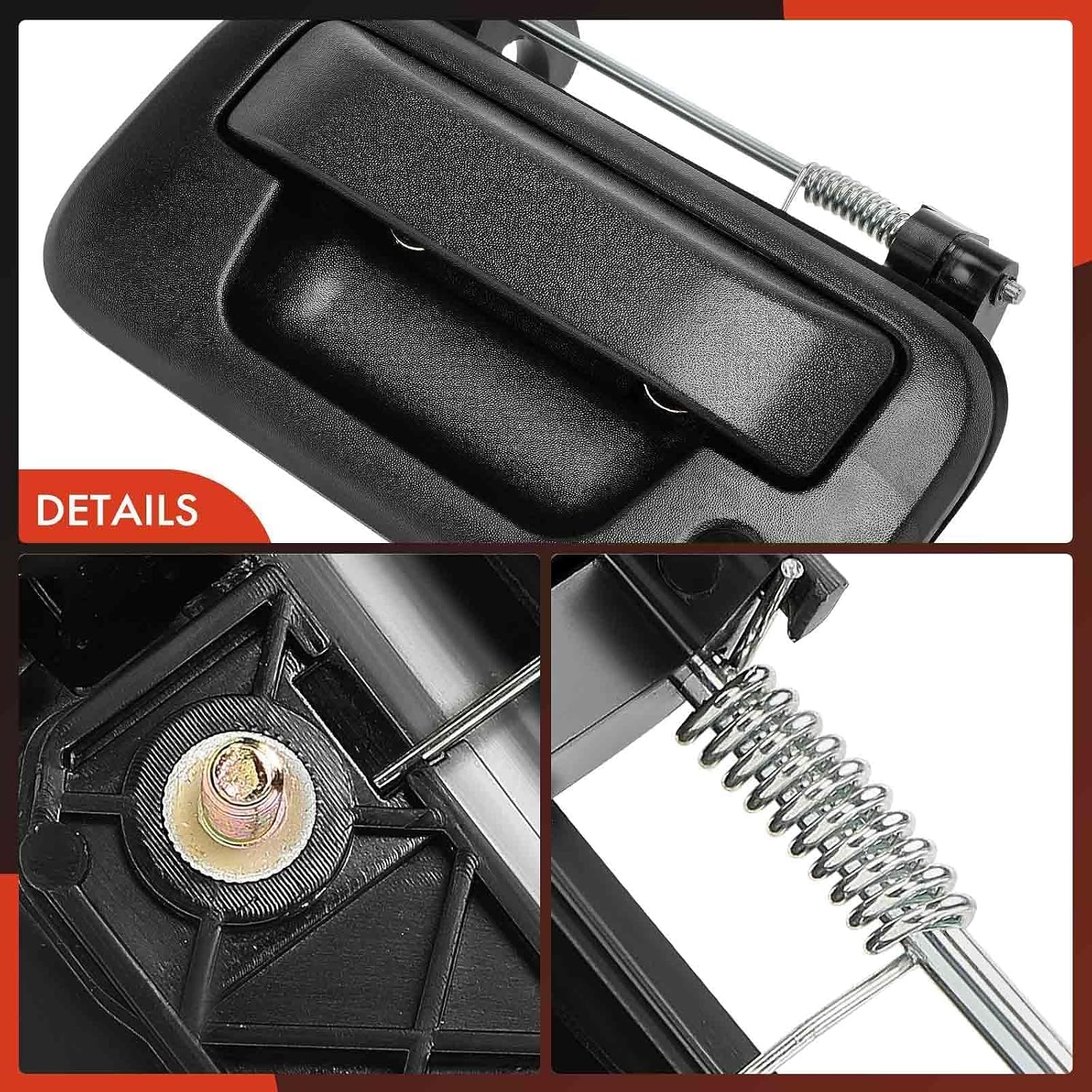 A-Premium Tailgate Handle Liftgate Latch Handle with Keyhole Compatible with Ford F150 2004-2014, F250 F350 F450 F550 Super Duty & Lincoln Mark LT 2006-2008, Replace# 4L3Z-9943400-AAA, 8L3Z-9943400-AA