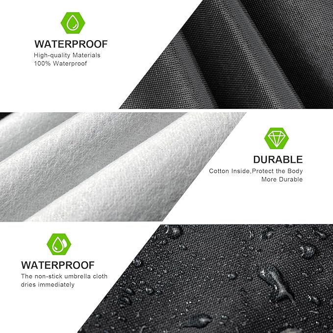 KouKou Car Cover Waterproof All Weather, 7 Layers Outdoor Car Covers - Image 2
