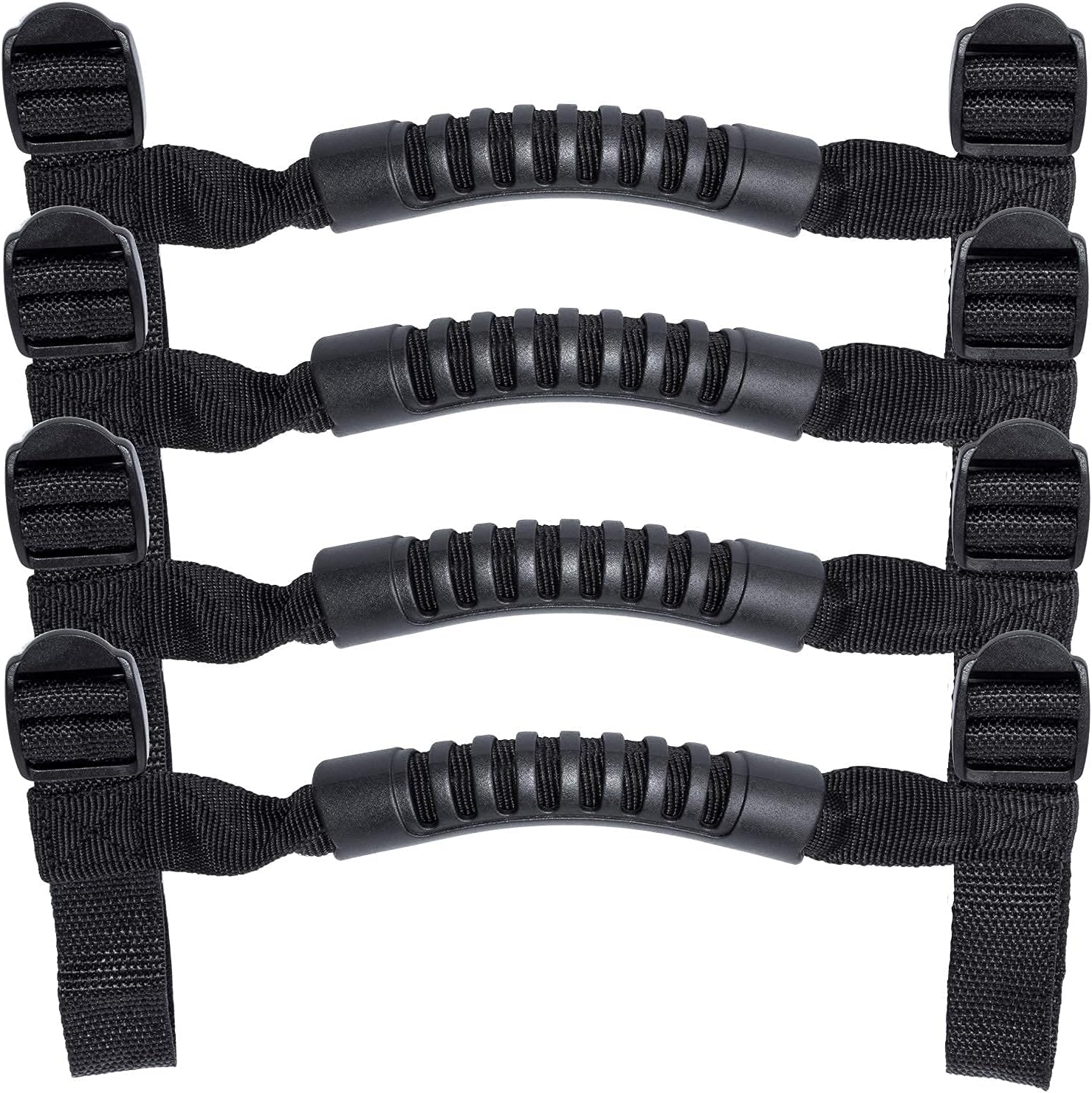 Danti 4 x Grab Handles Grip Handle For Jeep Wrangler YJ TJ JK JKU Sports Sahara Freedom Rubicon X & Unlimited X 2/4 door Roll Bar 1995-2016