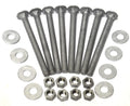 1/2" x 6" galvanized carriage bolt set (pack, main product view