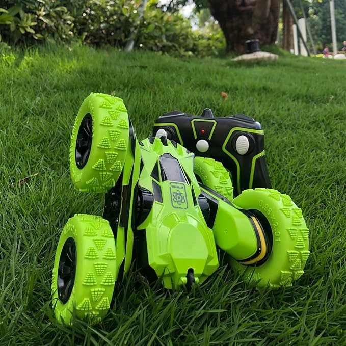 Threeking Double-Sided Driving Rc Stunt Car Toys Remote Control Cars 360-degree - Image 4