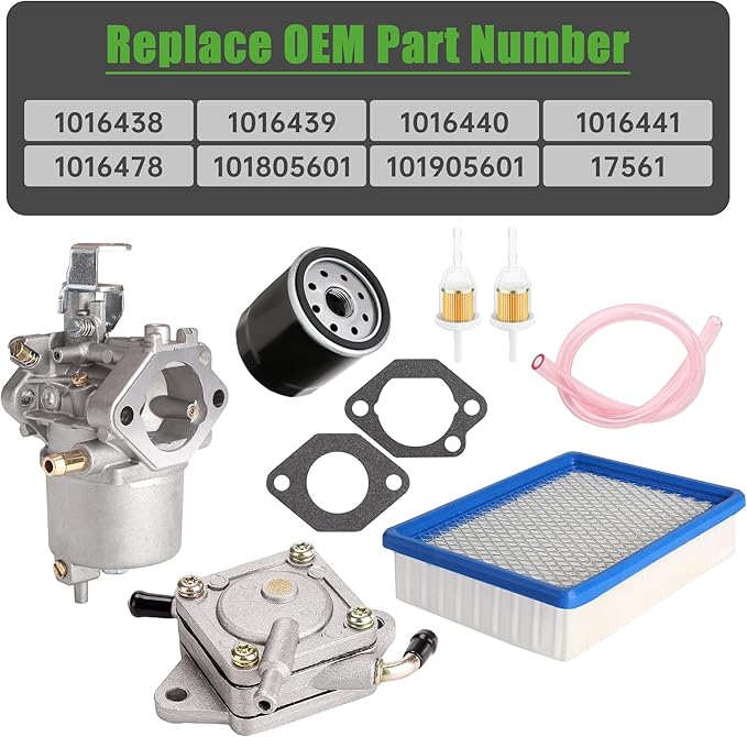 10L0L Golf Cart Carburetor Fuel Pump and Tune Up Kit
