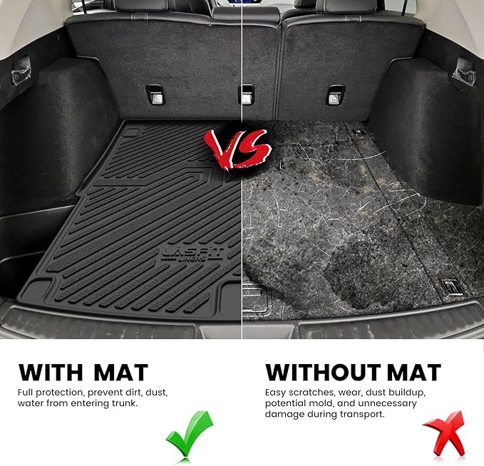 LASFIT Trunk Mat for Acura RDX 2025 2024 2023 2022 2021 2020 2019, All Weather - Image 7