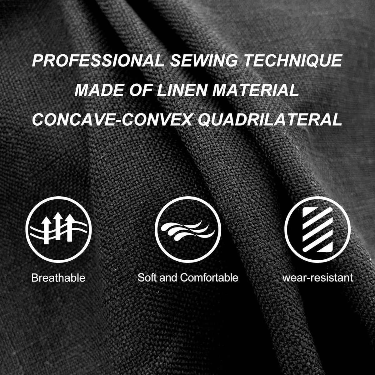 bopuovre linen front car seat covers breathable fabric showing dimensions