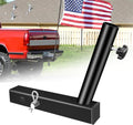 YIYITOOLS Hitch Flag Pole Holder, Heavy-Duty Truck Flag Pole Mount Kit for 2-Inch Receivers, Adjustable Car Flag Pole for Jeep, SUV, RV, Pickup, Trailer – Rust-Resistant, Stable & Easy to Install