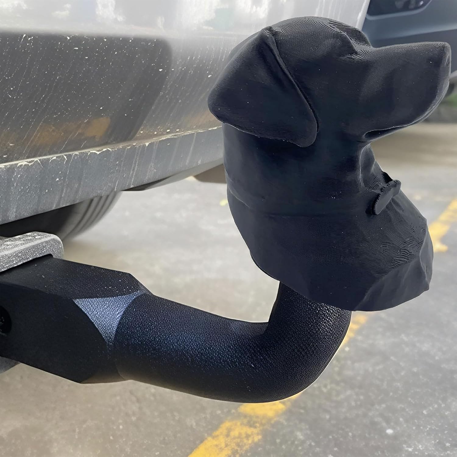 Trailer Hitch Cover Universal Trailer Hitch Ball Covers,Funny Towing Hitch Ball Cover,with Helmet Mask,Novelty Humorous,3D Printed Trailer Ball Protective,fit SUV Trucks RV Boat Caravan (#1)