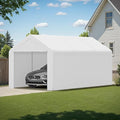 Carport, 10‘ x 20’ Heavy Duty Portable Garage All-Season Car Canopy w/Removable by PHONJOROO