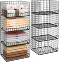 hongtamoya 4-tier closet organizers and storage basket, wider, main product view