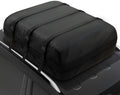 iBirdie Roof Rack Cargo Carrier 36.4 Cubic Feet, XXL Soft-Shell Rooftop Cargo Box, Waterproof Heavy Duty 1200D for Car with/Without Roof Rack, Includes Anti-Slip Mat, Door Hooks, 56x45x25 inches