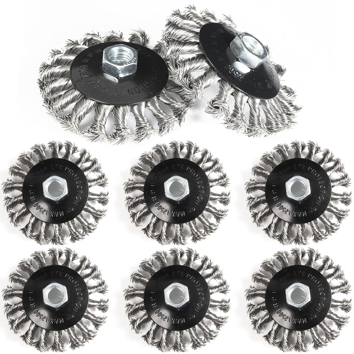 4 inch stainless steel wire wheels for 4, main product view