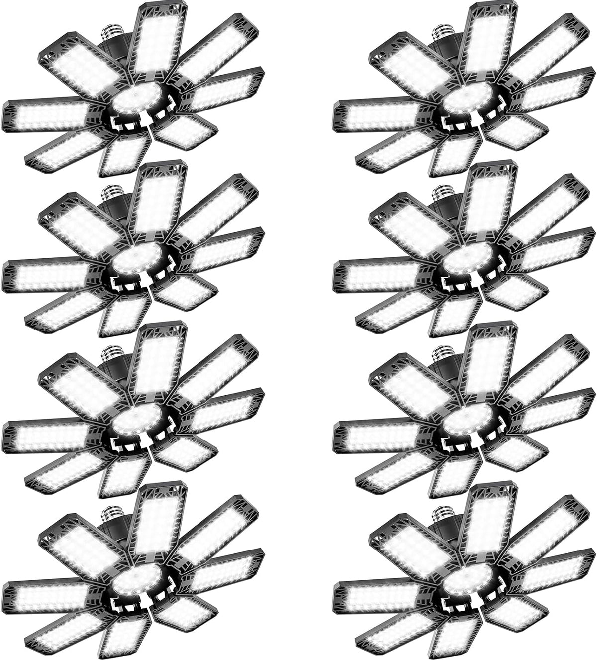 Garage Light 8 Pack - 240W 24000LM 6500K Garage Lights Ceiling LED