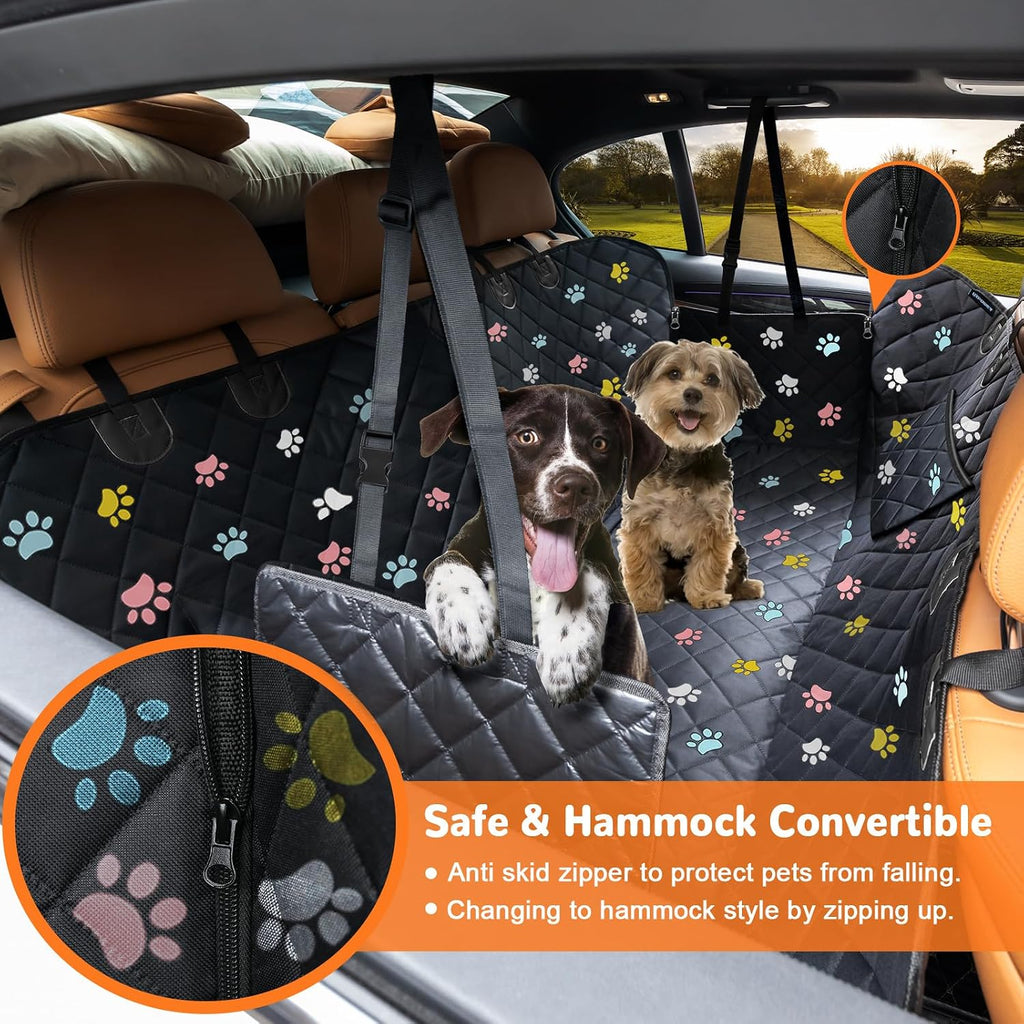 urpower dog car seat cover for back seat shown in use