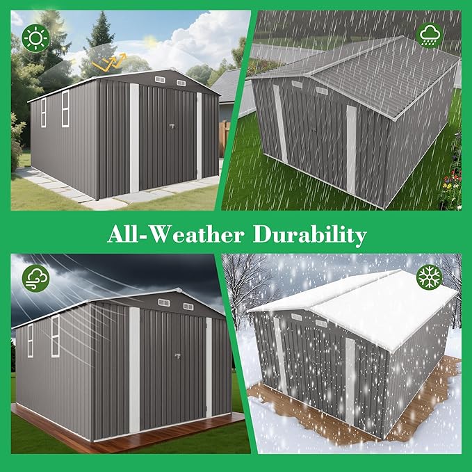 10x12 FT Outdoor Storage Shed - Image 5