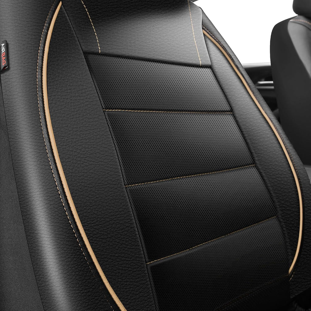 car pass universal fit piping leather two front shown in use