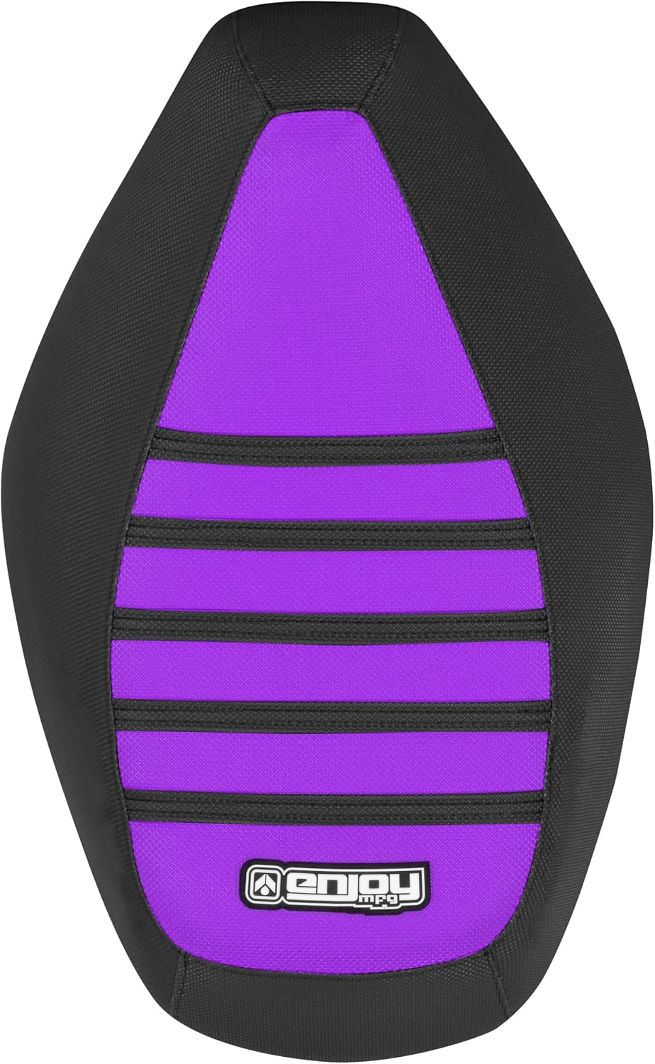 Enjoy Mfg Seat Cover - Compatible with Honda 1988-2001 SA50 Elite 50_#541 (Black Sides/Purple top/Black Ribs)