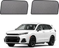 CRV Window Shades 2023-2025, Rear Side 2PCS Mesh Set | Custom Fit, Superior Sun Protection, Secure Magnetic Installation, Breathable Mesh, Ideal for Families, Kids & Road Trips