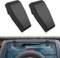 2PCS Black Rear Window Hinge Liftgate Glass Hinge Cover Trim Compatible with Wrangler JK 2007-2017 68140033AA