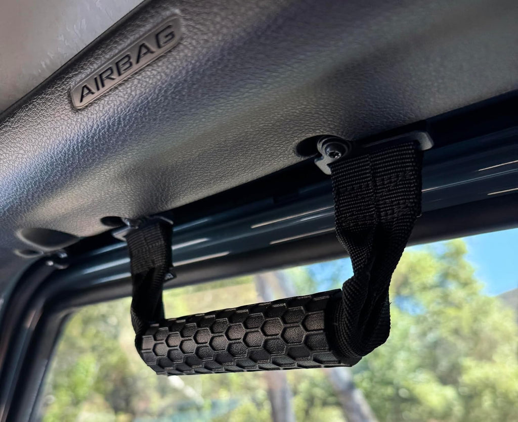 NXTGEN Cross Terrain Grab Handles for Jeep Wrangler JL 2018–2026 - Magnetic Stow-Away, Sky One Touch Compatiable – Airbag Compatible – Front & Rear – 2 Piece Set Left & Right
