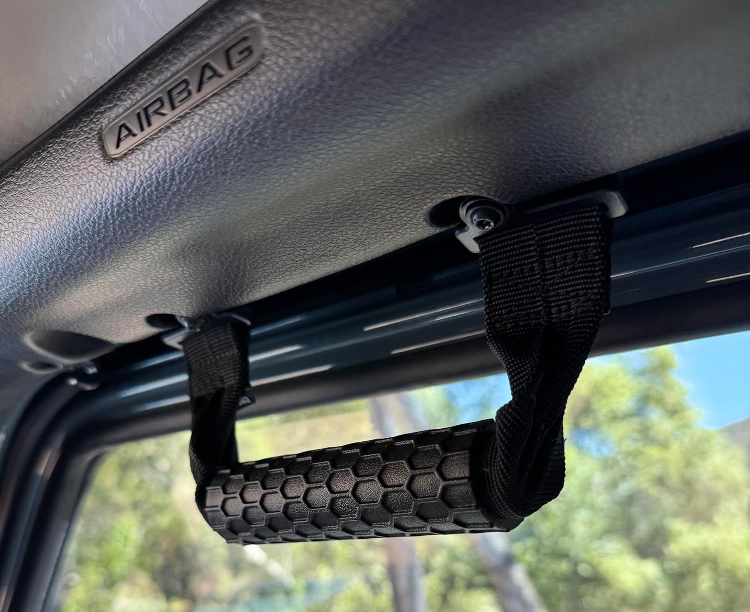 NXTGEN Cross Terrain Grab Handles for Jeep Wrangler JL 2018–2026 - Magnetic Stow-Away, Sky One Touch Compatiable – Airbag Compatible – Front & Rear – 2 Piece Set Left & Right
