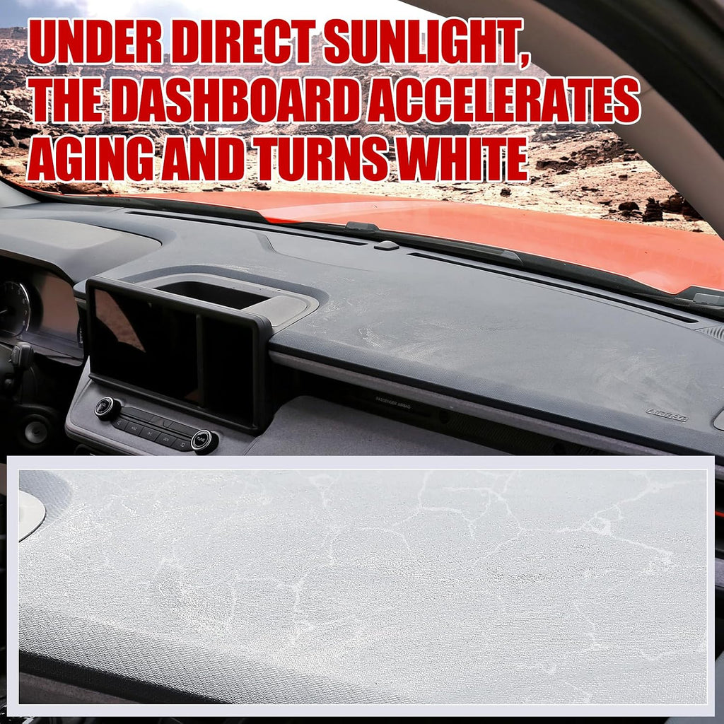 Mabett Windshield Sun Shade for Ford Maverick 2022-2025 2026, Foldable Car Front Window Sunshade, Interior Maverick Accessories for Summer