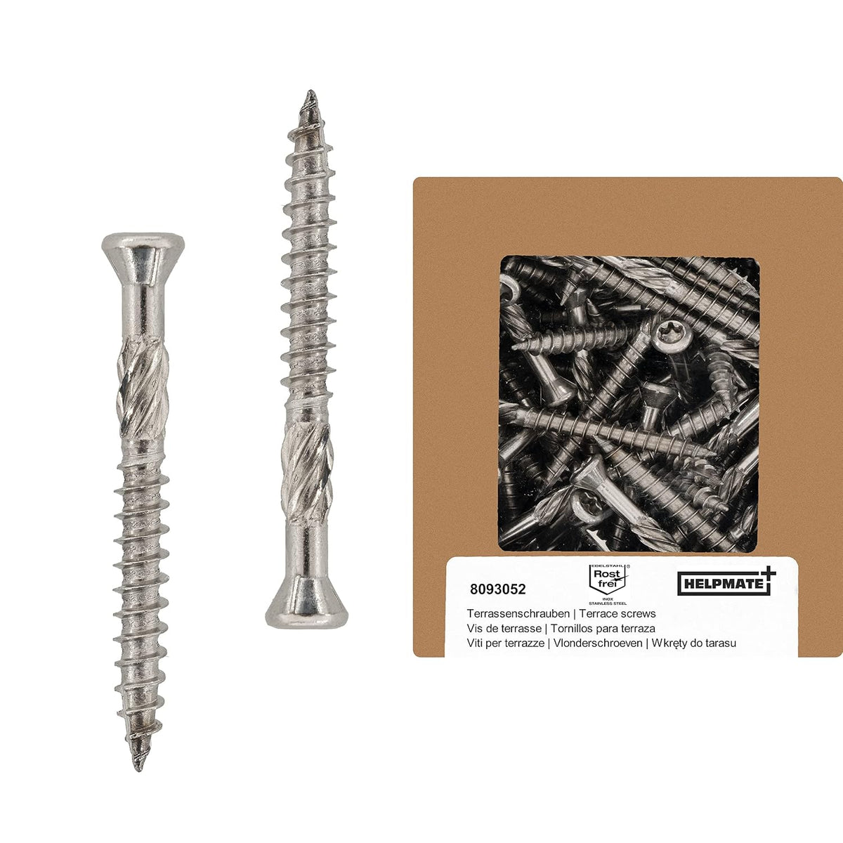 helpmate decking screws 5 x 60 stainless steel, main product view