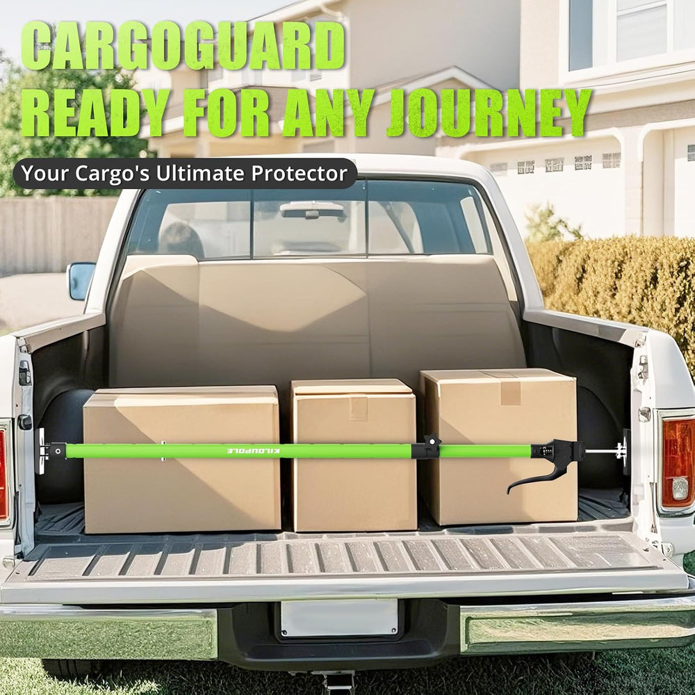 KILOUPOLE Adjustable Cargo Bars, 40" to 79" Non-Slip Truck Bed Divi...