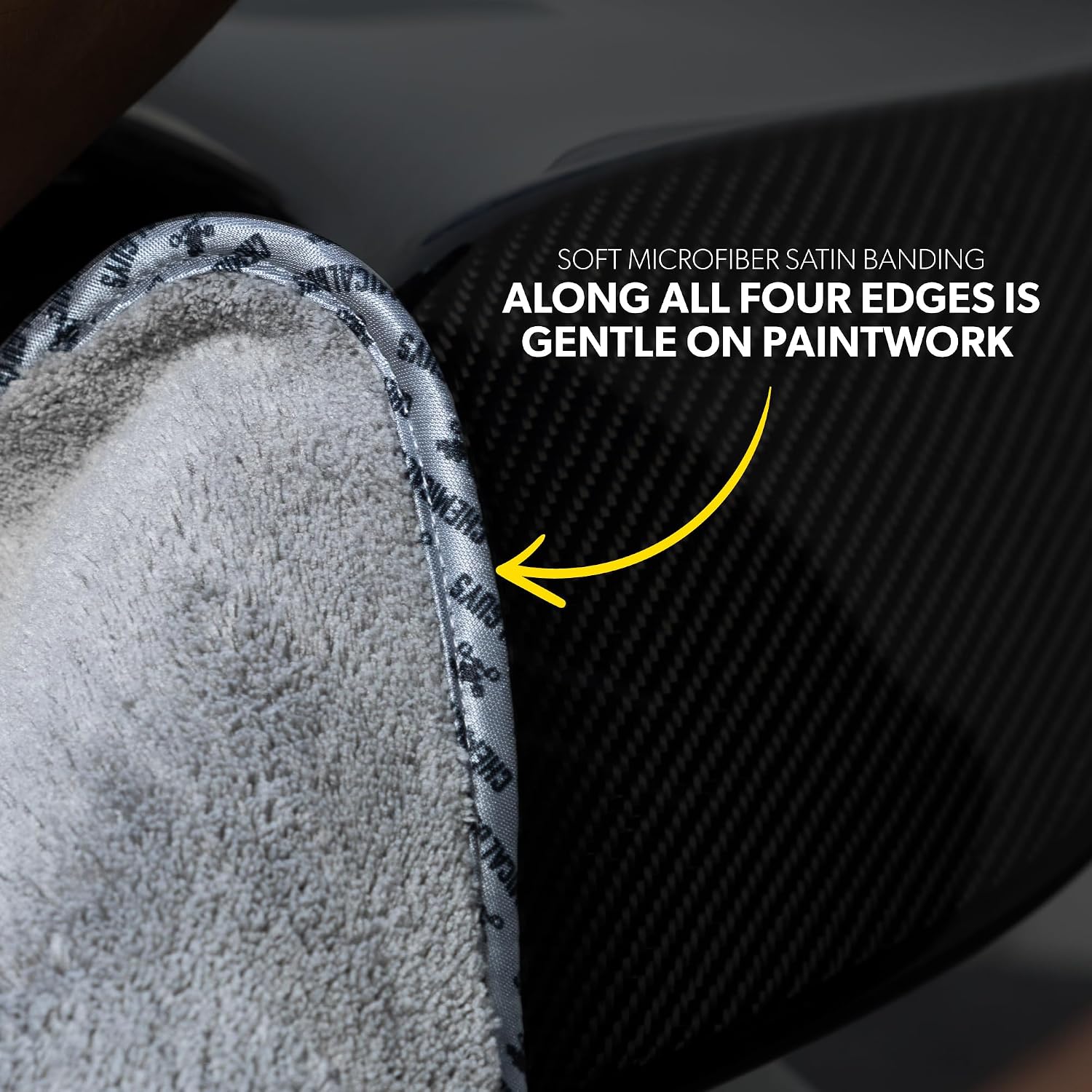 Chemical Guys Woolly Mammoth Large Microfiber Drying Towel - 36 x 25 Inch Gray, Ultra Plush Super Absorbent Car Drying Towel for Cars, Trucks, SUVs, Motorcycles, RVs, and Auto Detailing
