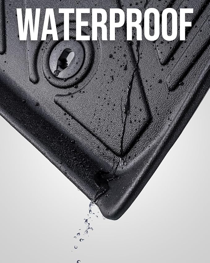 Floor Mats Full Set for Dodge Durango 2011-2015 7 Seats, All Weather Floor Mats - Image 8